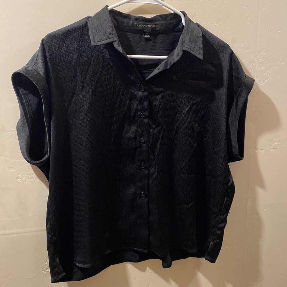 Banana republic cuff sleeve button up